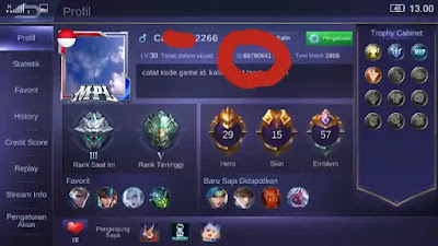 Cara lihat game id