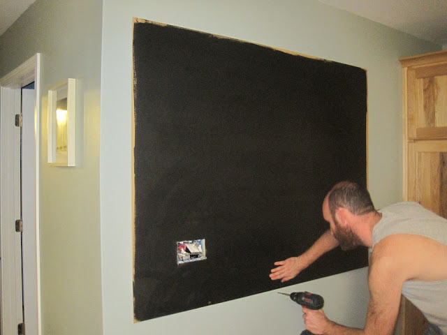 building on love: DIY chalkboard