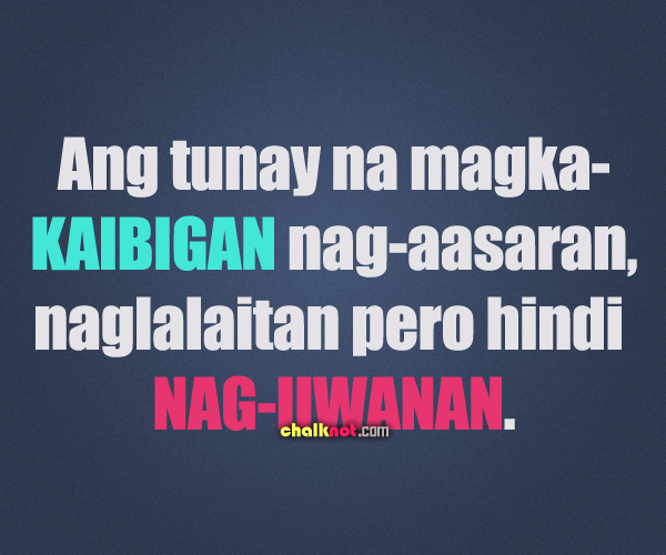 Friendship Quotes And Sayings Tagalog. QuotesGram