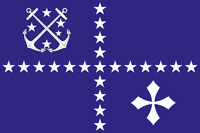 Proposta de estandarte para o comandante da Marinha.