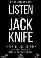 Concierto de Jack Knife en Sala el Sol