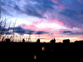 Sunset over South West London