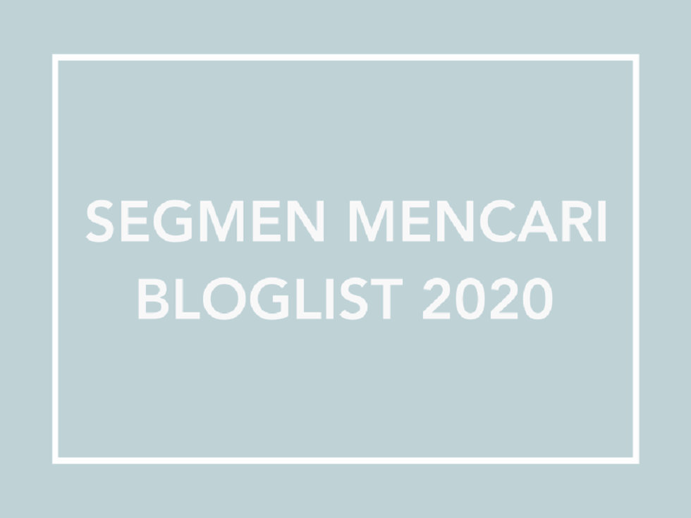 Beeha Mencari Bloglist Baru