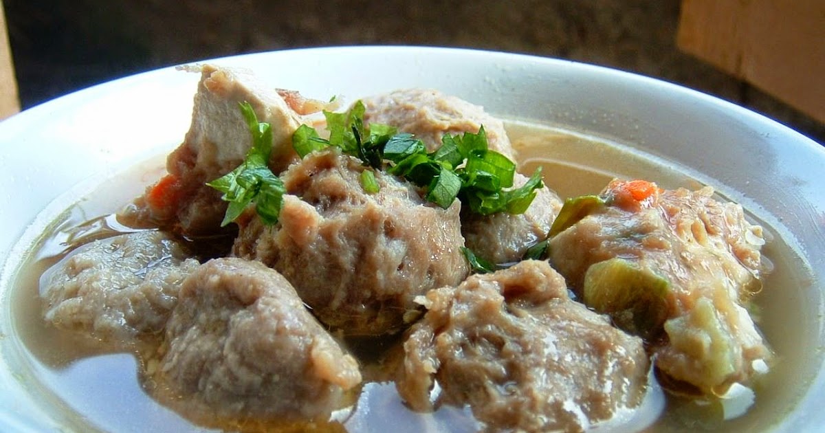 Resep Bakso Daging Sapi Kuah Ayam