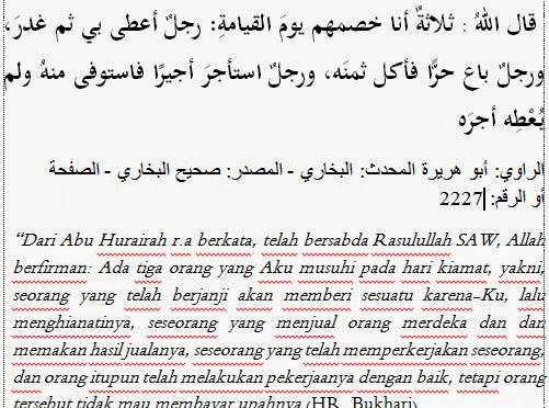 Ayat dan Hadits Tentang Ekonomi dalam Islam ~ Belajar dan 