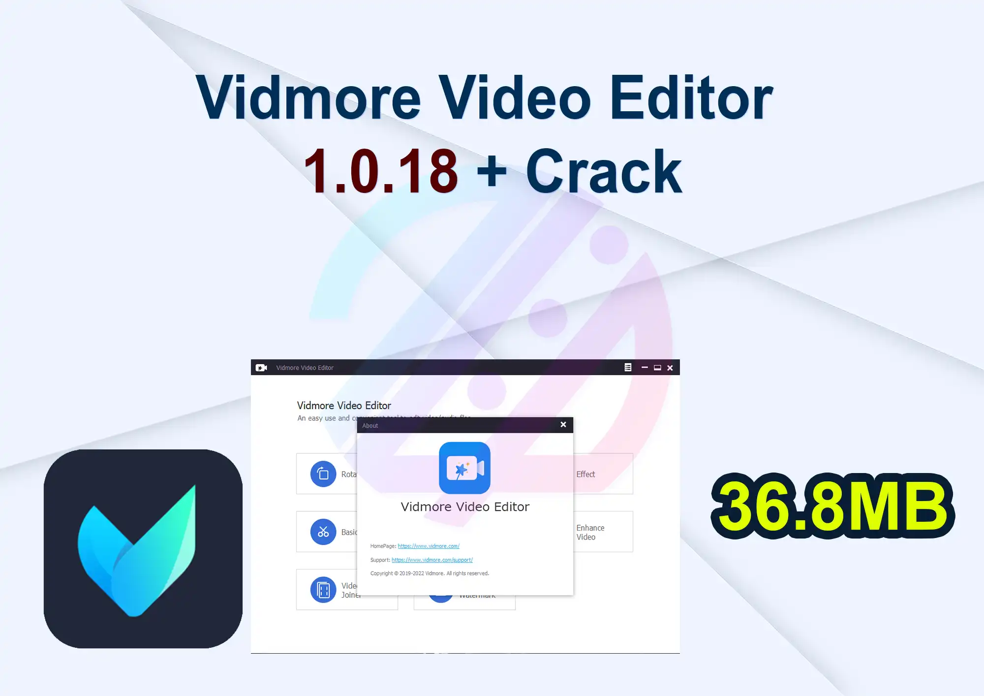 Vidmore Video Editor 1.0.18 + Crack