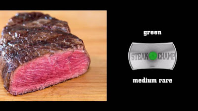 AWESOME SteakChamp Meat Thermometer Uses an LED Light To Tell You When Steak Or Meat Is READY