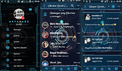 Droid Chat v12.2.25 Futuristic Theme Based BBM v3.0.1.25 Apk