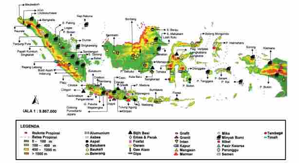 Peta Tambang Indonesia