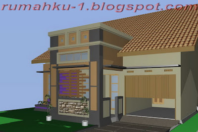 denah rumah 2 lantai rumah type 152/288