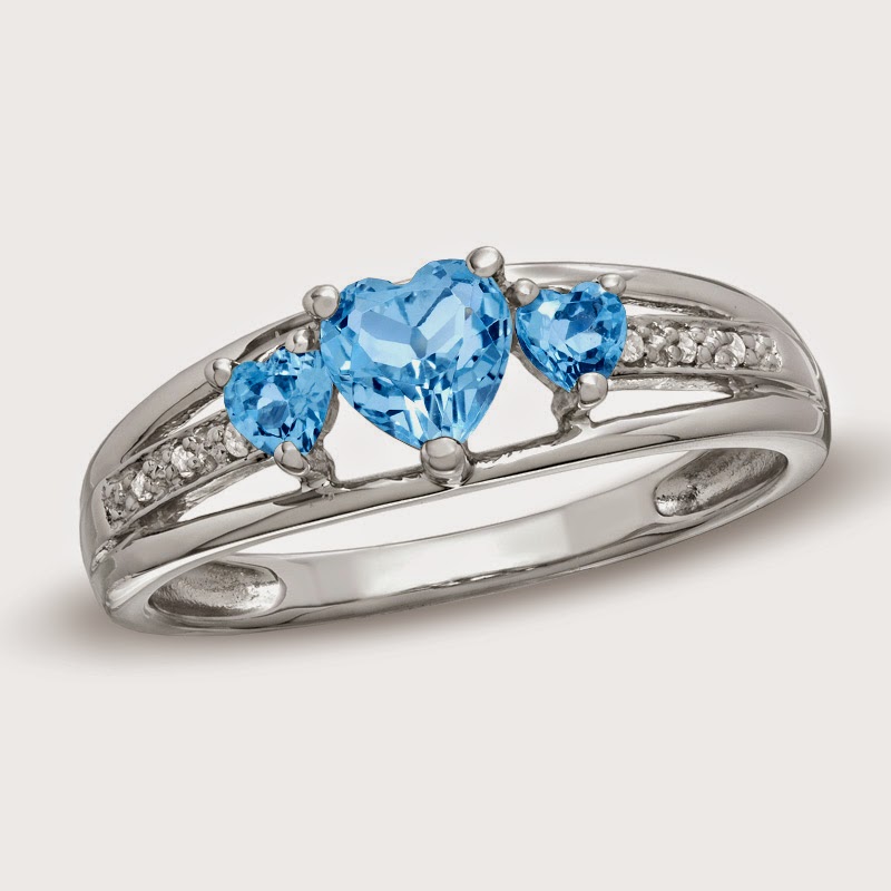 gemstone rings blue child