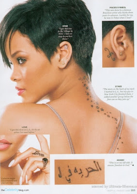 Rihanna Tattoos