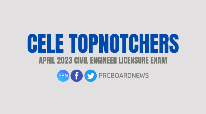 RESULT: April 2023 Civil Engineer CE board exam top 10 passers