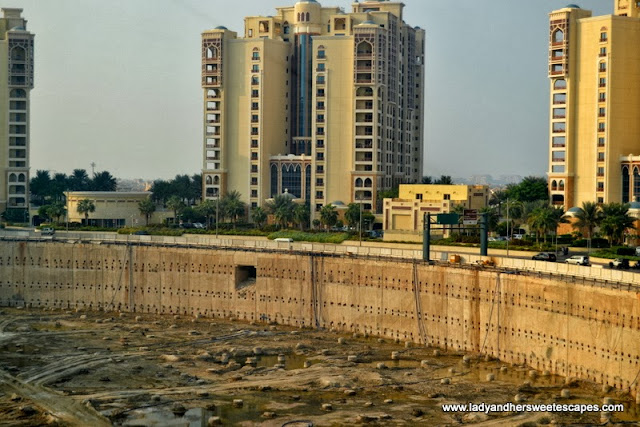 construction site of The Palm Mall Dubai