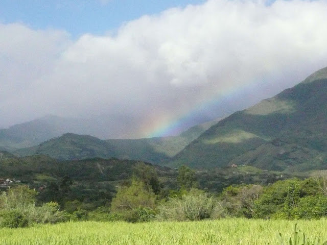 ヴィルカバンバの虹の写真