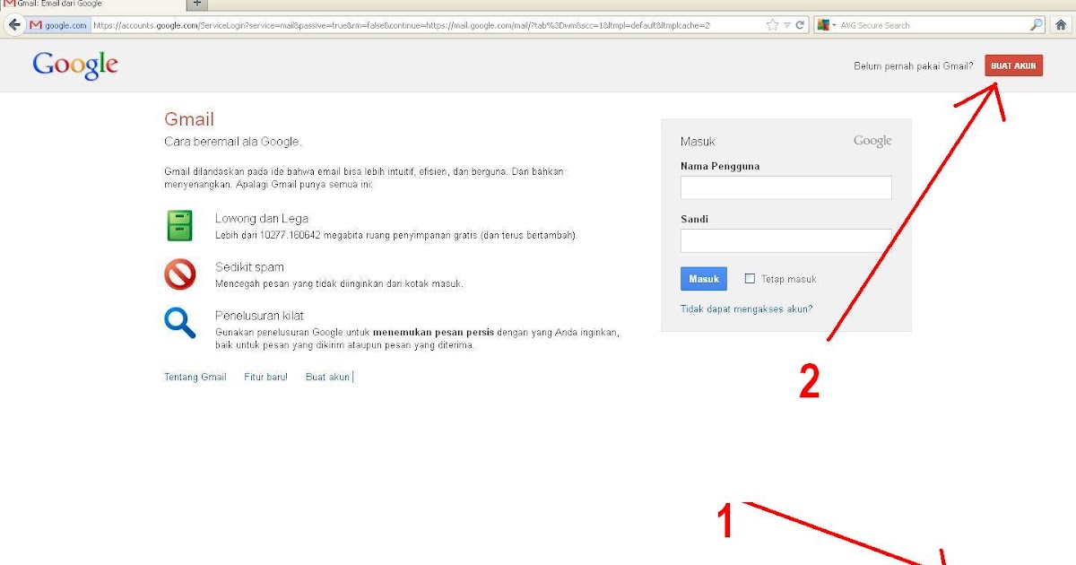 Cara Membuat Email Gratis Di Google Mail