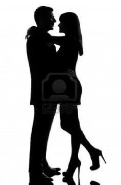 لماذا عمر المرأة اطول من عمر الرجل - رجل وامرأة يرقصان - man and woman dancing - one-caucasian-lovers-couple-man-and-woman-hugging-tenderness-in-studio-silhouette-isolated-on-white-