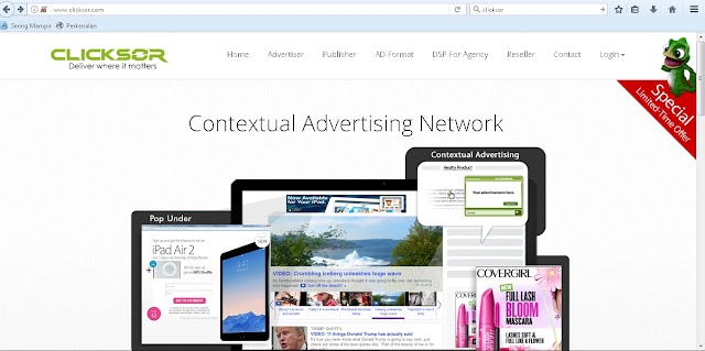Alternative Adsense Publisher Website Gabung Di Clicksor 