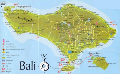 Peta Bali - Download Peta Bali