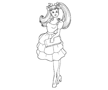 #11 Barbie Coloring Page