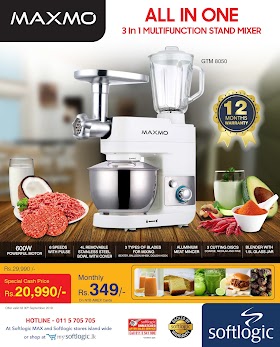 Get a 3 in 1 Multifunction Stand Mixer