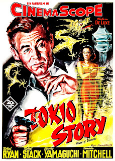 TOKIO STORY. Cartel: 60 x 85 cms. Alemania. Arte de Will Williams. LA CASA DE BAMBÚ. House of Bamboo. 1955. Estados Unidos. Dirección: Samuel Fuller. Reparto: Robert Stack, Robert Ryan, Shirley Yamaguchi, Brad Dexter, Biff Elliot, Sessue Hayakawa, Cameron Mitchell, Sandro Giglio.