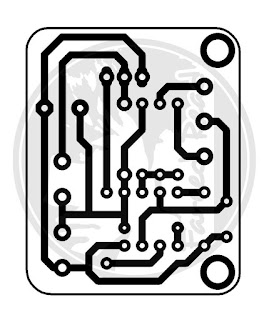 bottom layout  12v Rangkaian Pengatur Kecepatan Motor DC 