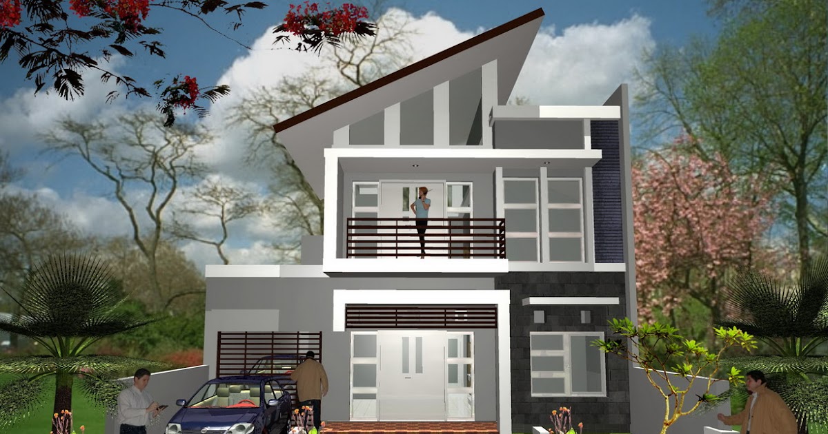 Contoh gambar atap  rumah  minimalis  Modern Terbaru dan 