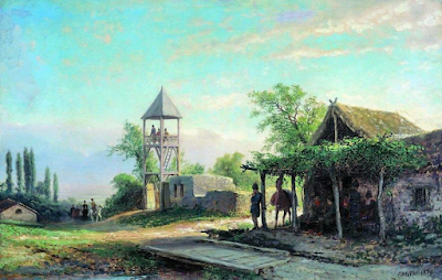 In the Caucasus (1874) painting Lev Lagorio
