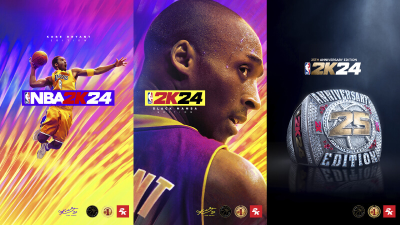 NBA 2K24 features Basketball Legend Kobe Bryant as cover athlete!