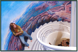 Interior Mural Painting - Aquarium Room wall mural