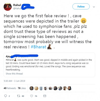 fake movie reviews