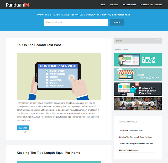 PanduanIM Responsive Blogger Template Free