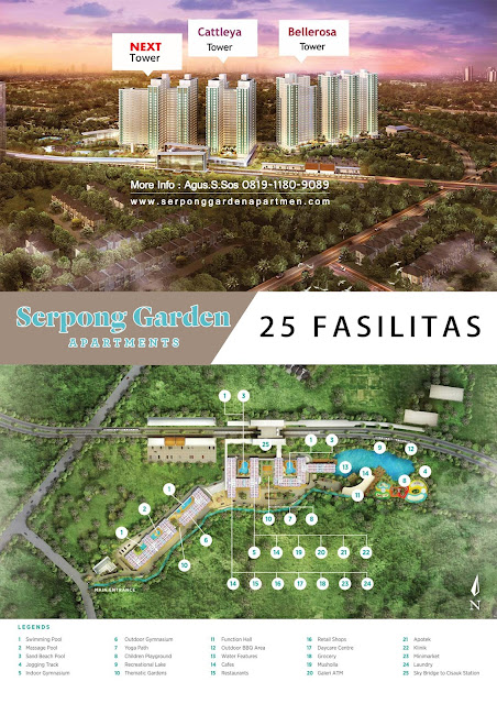 Serpong Garden Apartment 25 fasilitas