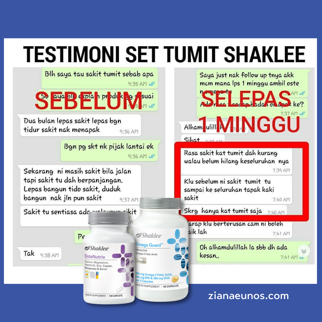 Set Sakit Tumit Shaklee