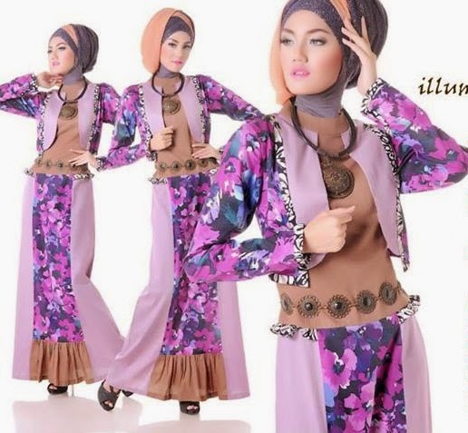 Model Baju  Muslim  Terbaru Untuk Remaja  Putri 