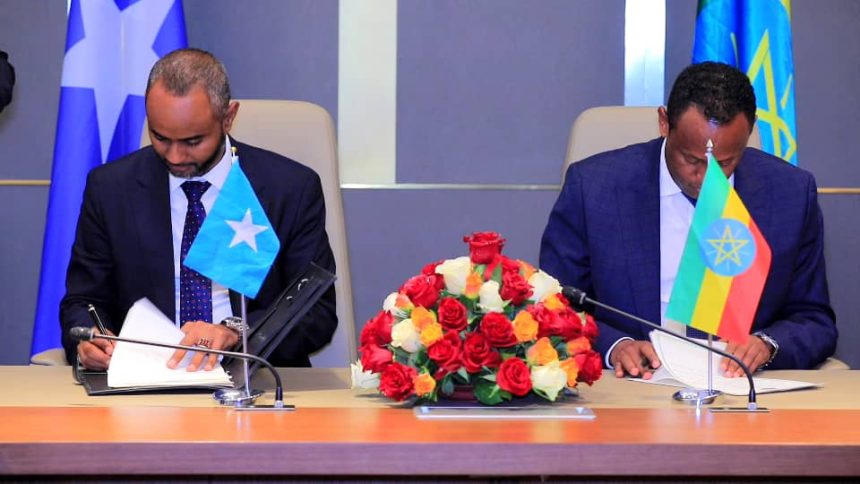 Somalia and Ethiopia renew the joint defense agreement to enhance regional stability