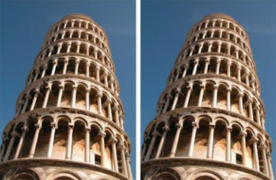 Leaning Tower of Pisa Illusion