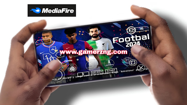 Télécharger EFootball PES 2024 PPSSPP ISO MediaFire Android Meilleurs Graphismes Mises à Jour Complète 24/25