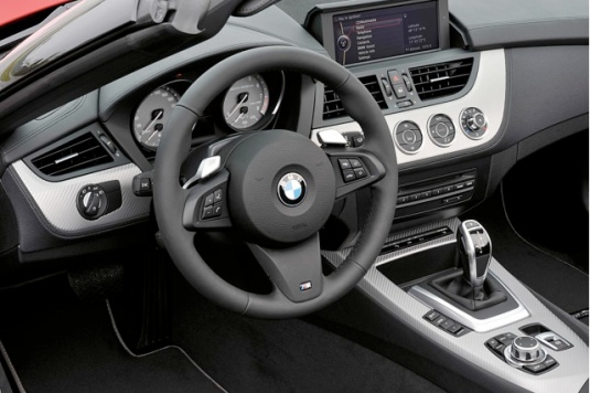2011 BMW Z4 interior And inside where the driving gets done
