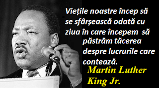 Gândul zilei: 4 aprilie - Martin Luther King Jr.