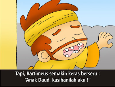 Komik Alkitab Anak: Tuhan Yesus Menyembuhkan Bartimeus