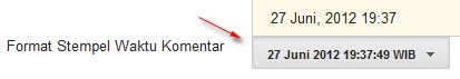 timestamp komentar