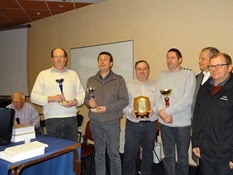2015.03.01-007 Arnaud, Philippe, Pascal vainqueur B et Vincent 2ème B