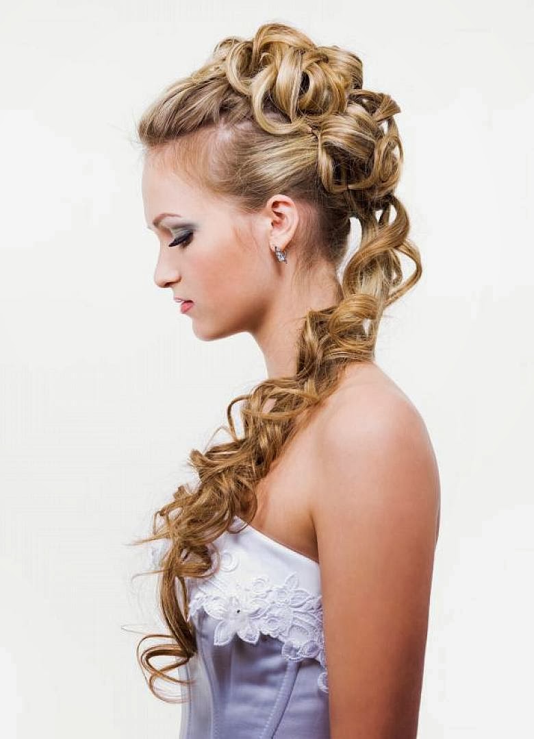 elegante Frisuren für lange Haare Hochzeit