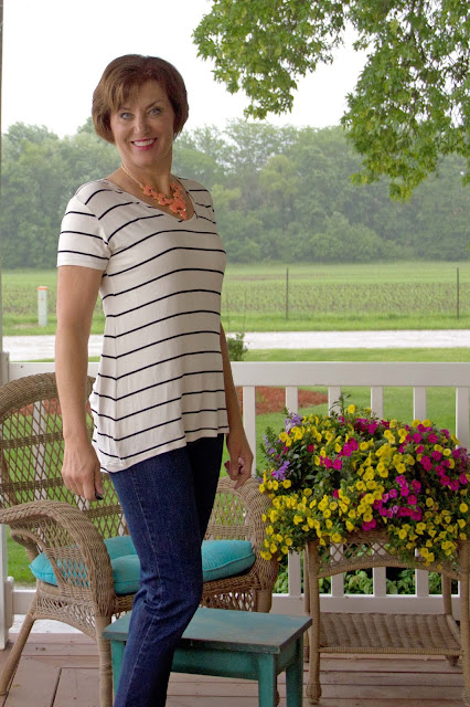 Briar T-shirt from a rayon knit from Fabric Mart