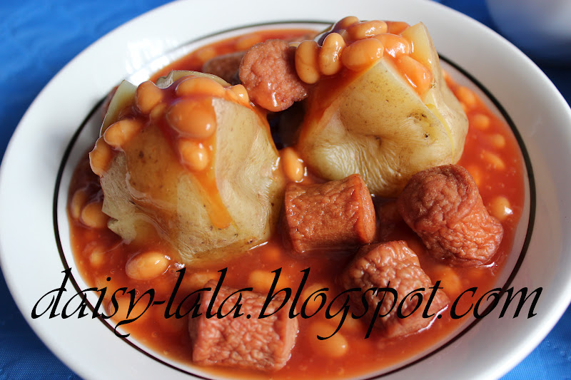 Daisy-lala: Mee Hoon Goreng dan Baked Potatoes dalam Microwave