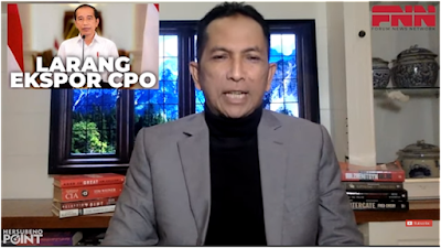 Sebut Larangan Ekspor CPO Jadi 'Perjudian Politik' Terbesar Jokowi, Hersubeno Arief: Ada Kepentingan Tukar Tambah!