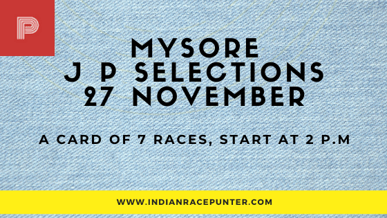 Mysore Jackpot Selections 27 November