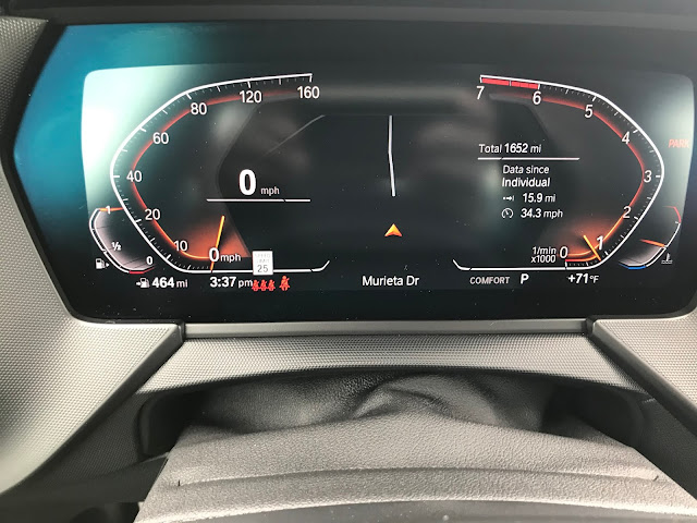 Gauge cluster in 2020 BMW 228i xDrive Gran Coupe